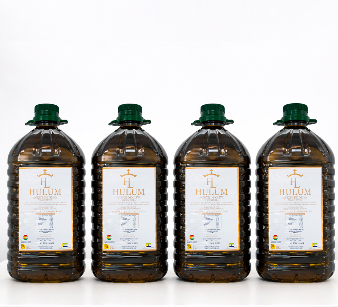 Aceite de Oliva Virgen Extra Edición Limitada Caja de 4 jarras 5 lts